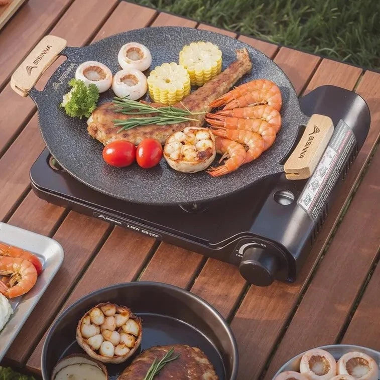 Outdoor BBQ Grill Pan